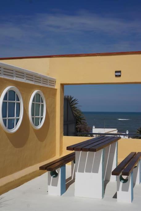 Penthouse 80Qm, Zusaetzlich 80 Qm Private Terrasse, 60 M Zum Strand デニア エクステリア 写真
