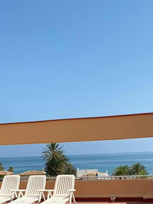 Penthouse 80Qm, Zusaetzlich 80 Qm Private Terrasse, 60 M Zum Strand デニア エクステリア 写真
